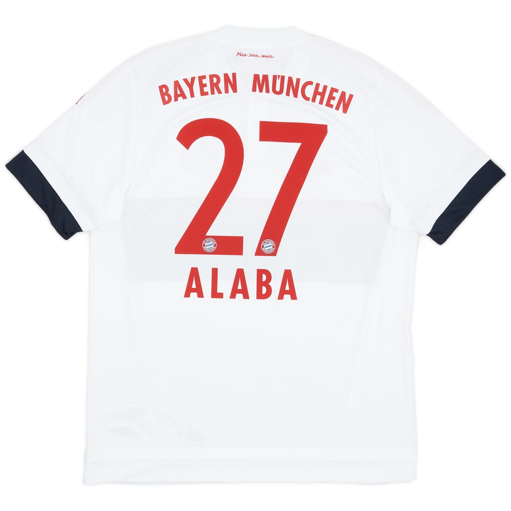 2015-16 Bayern Munich Away Shirt Alaba #27 (L)