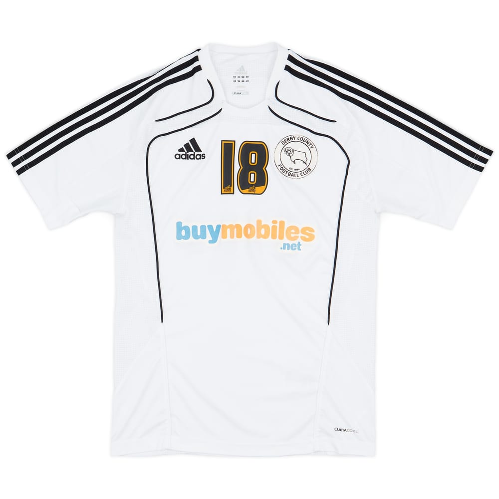 2010-11 Derby County Player Issue adidas Training Shirt #18 - 9/10 - (M)