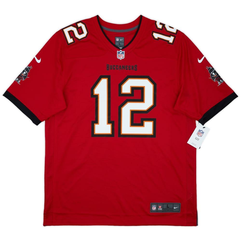 2020-22 Tampa Bay Buccaneers Brady #12 Nike Game Home Jersey (L)