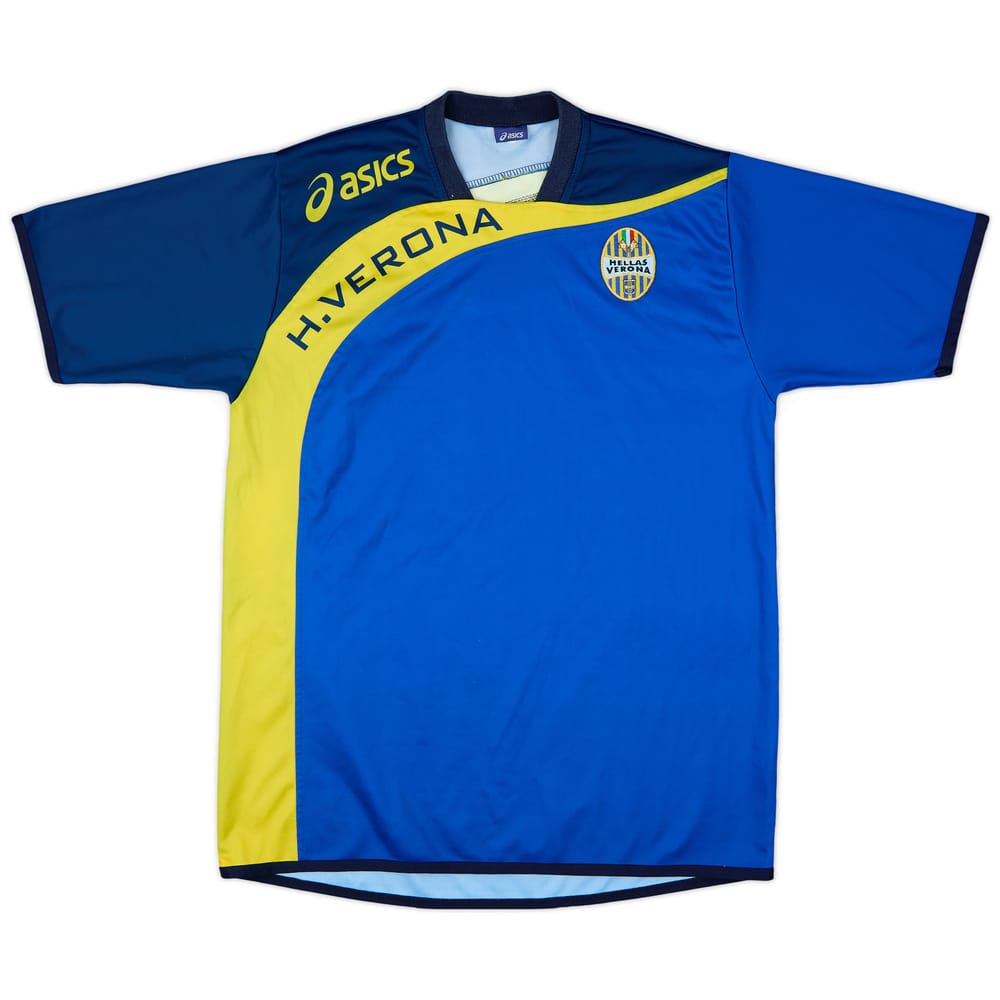 2007-08 Hellas Verona Asics Training Shirt - 9/10 - (XL)