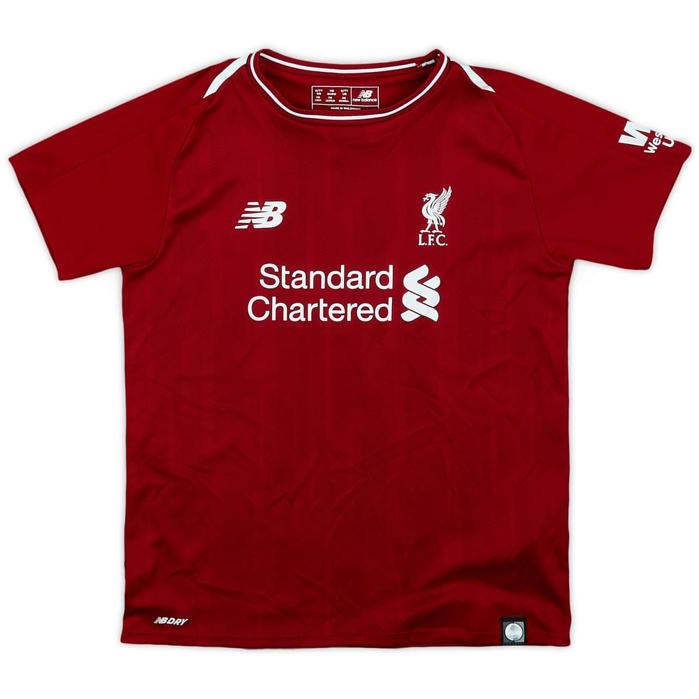 2018-19 Liverpool Home Shirt - 9/10 - (6-7 Years)