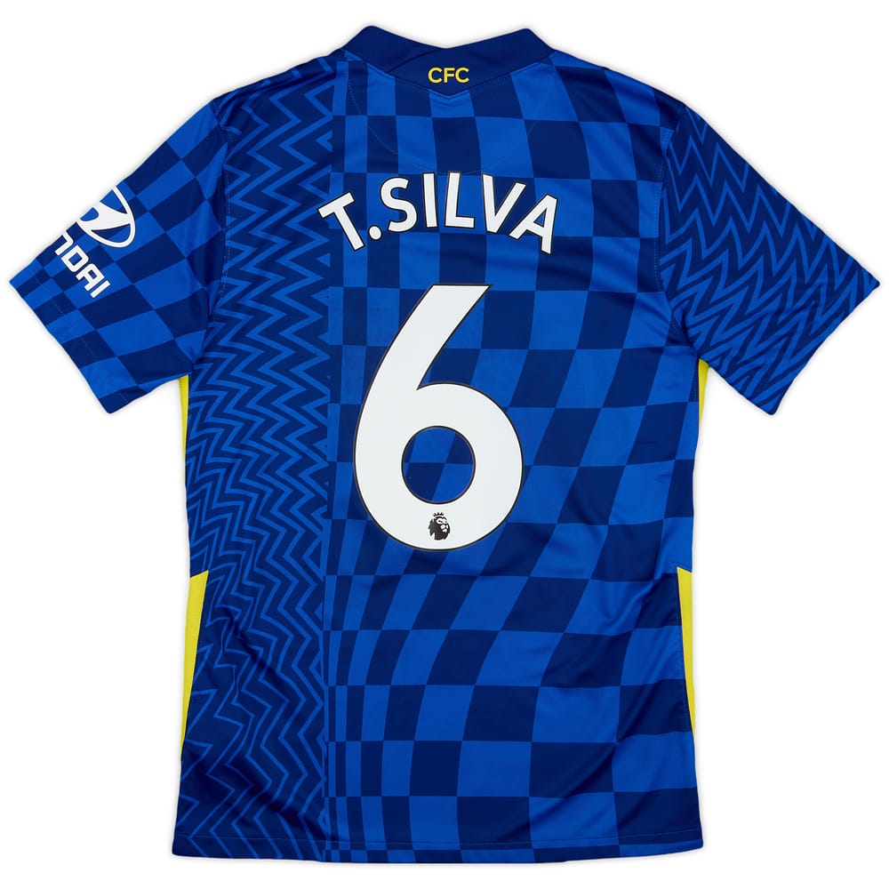 2021-22 Chelsea Home Shirt T.Silva #6 - 9/10 - (S)