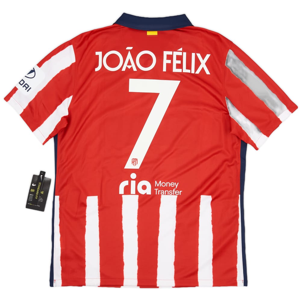 2020-21 Atletico Madrid Home Shirt Joao Felix #7 (L)