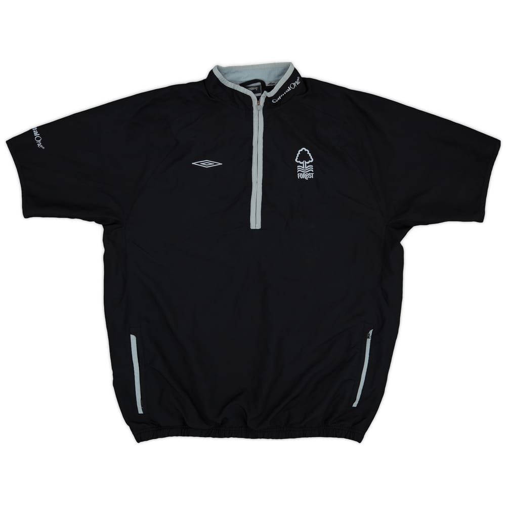 2011-12 Nottingham Forest Umbro 1/4 Zip S/S Training Top - 8/10 - (L)