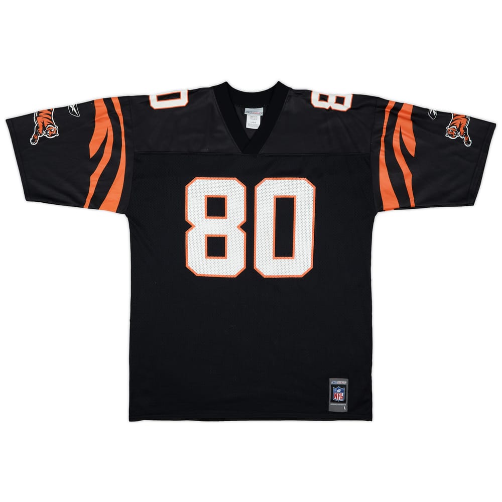 2001 Cincinnati Bengals Warrick #80 Reebok Home Jersey - 9/10 - (L)