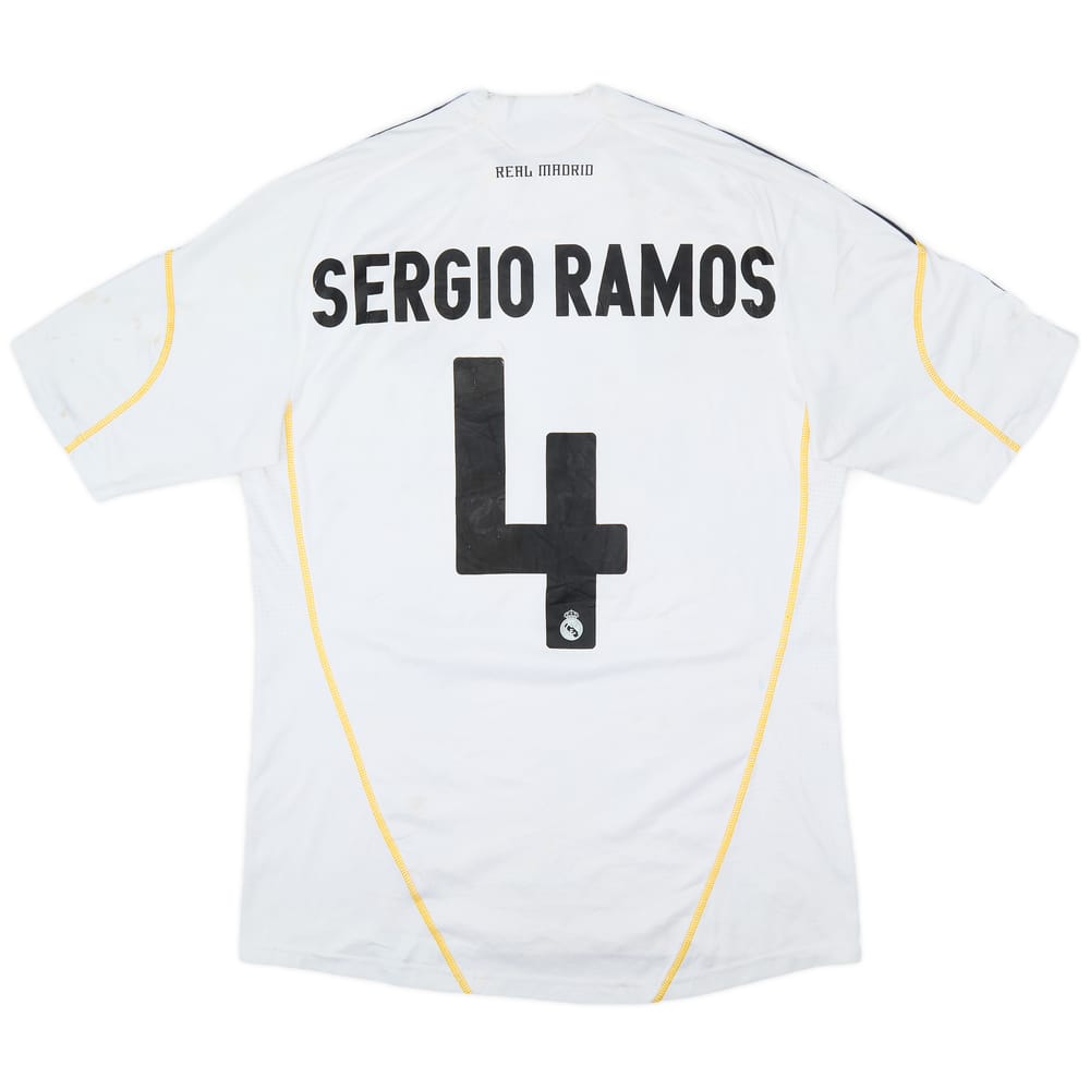 2009-10 Real Madrid Home Shirt Sergio Ramos #4 - 4/10 - (M)