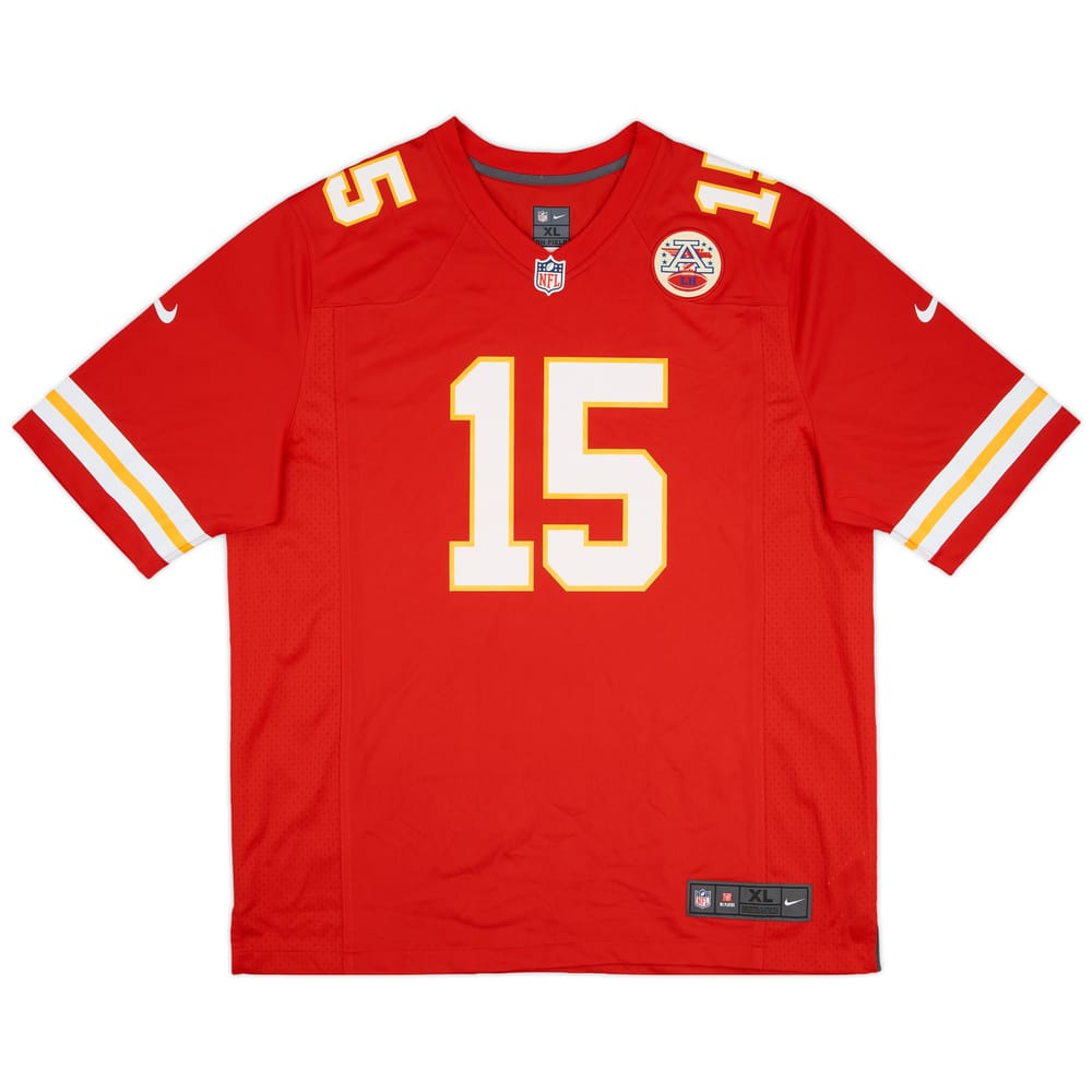 2017-24 Kansas City Chiefs Mahomes #15 Nike Game Home Jersey (XL)