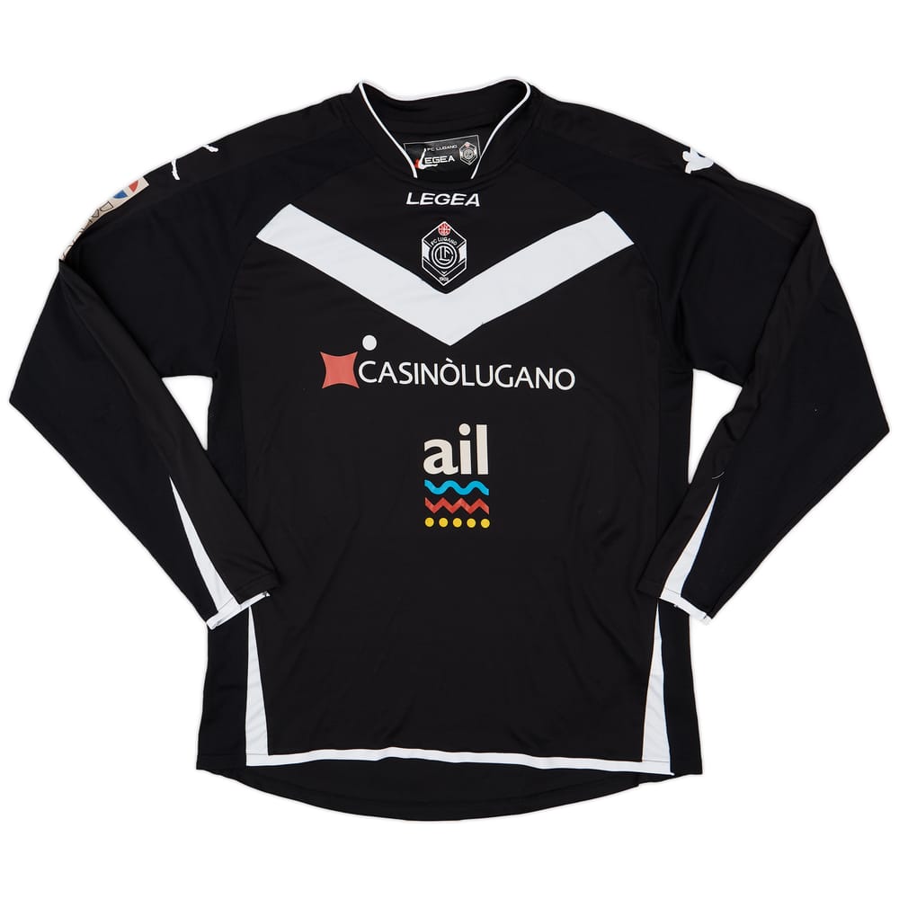 2011-13 Lugano Home L/S Shirt - 9/10 - (XL)