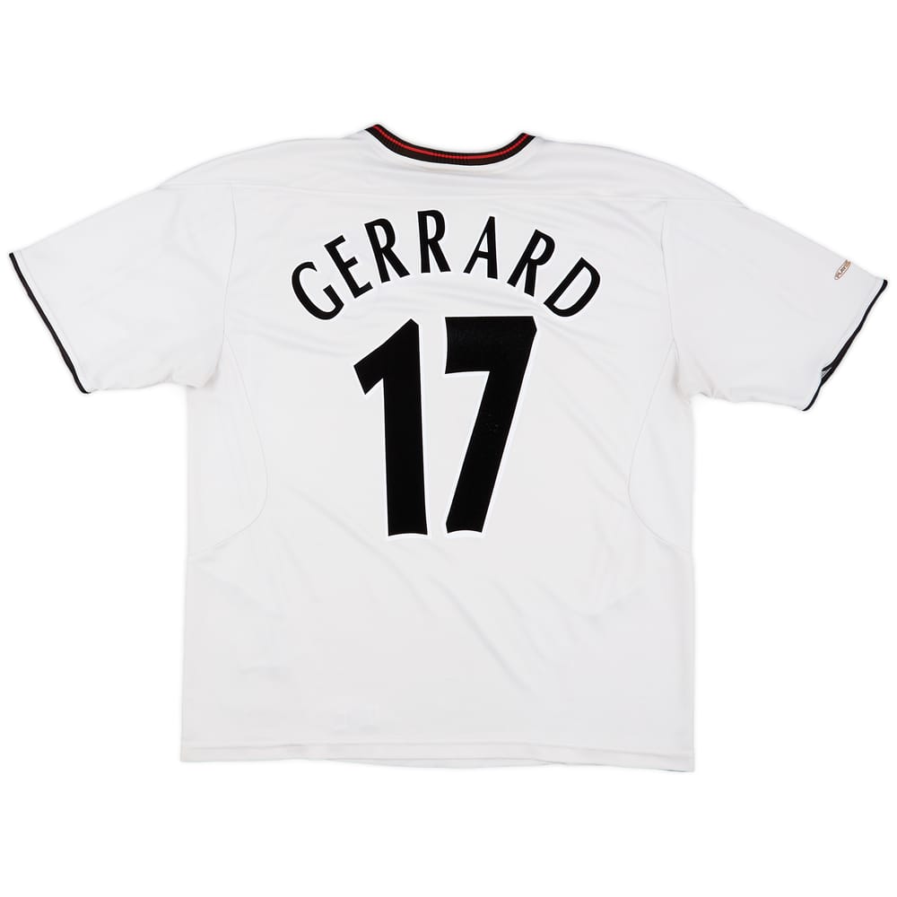 2003-04 Liverpool Away Shirt Gerrard #17 - 6/10 - (L)