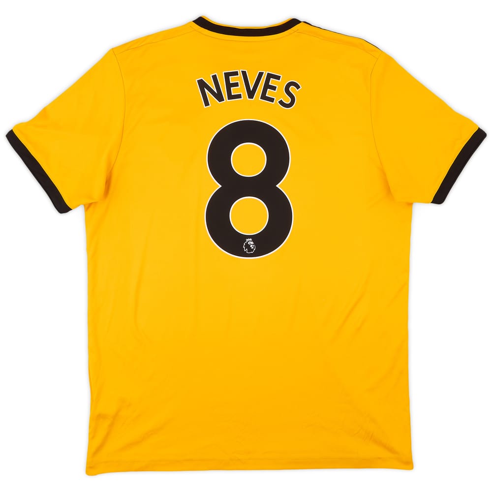 2018-19 Wolves Home Shirt Neves #8 - 5/10 - (L)