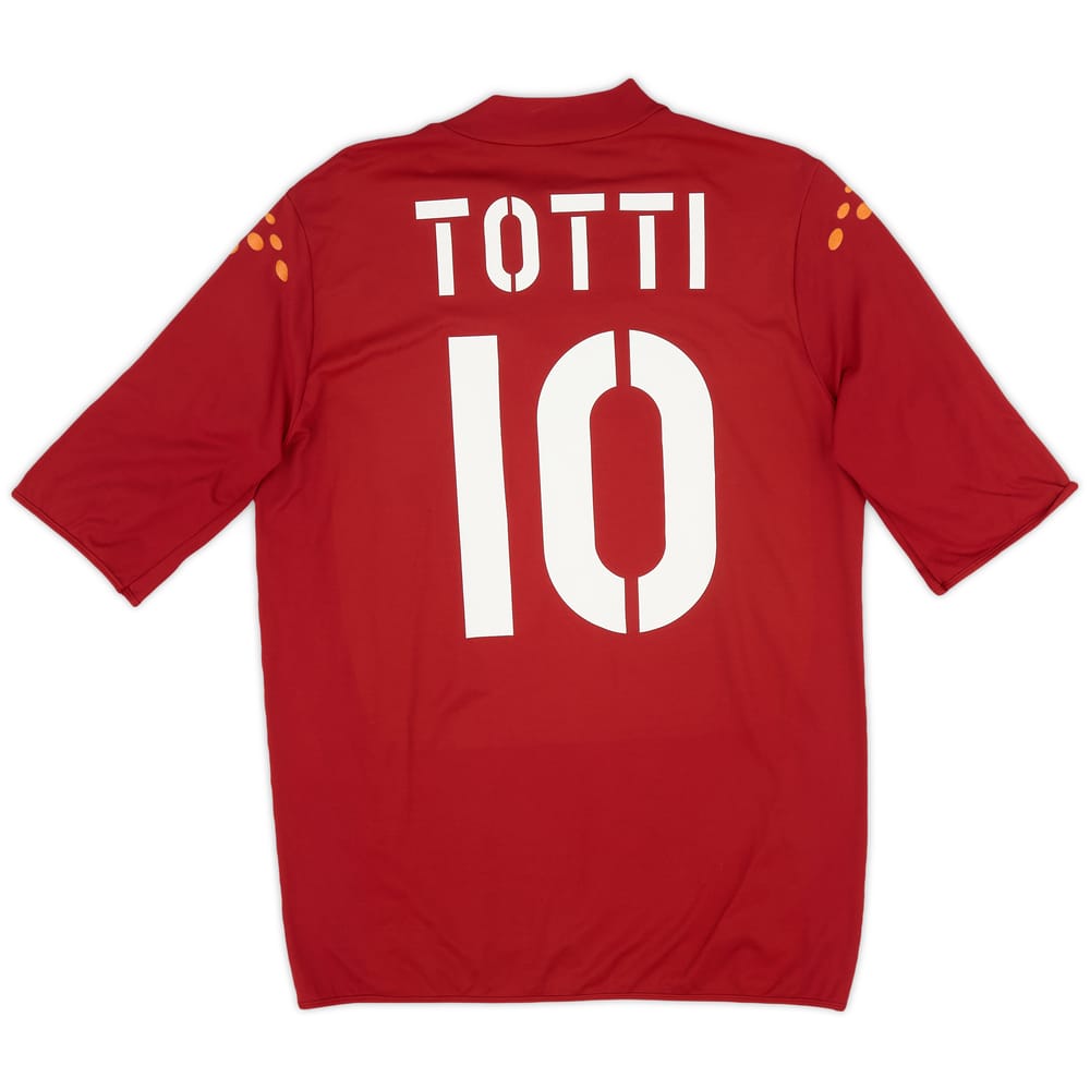 2003-04 Roma Home Shirt Totti #10 - 6/10 - (M)