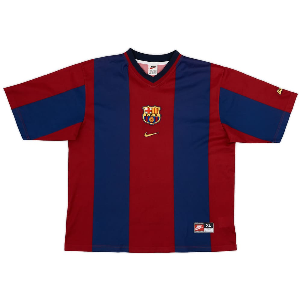 1998-00 Barcelona Basic Home Shirt - 8/10 - (XL)
