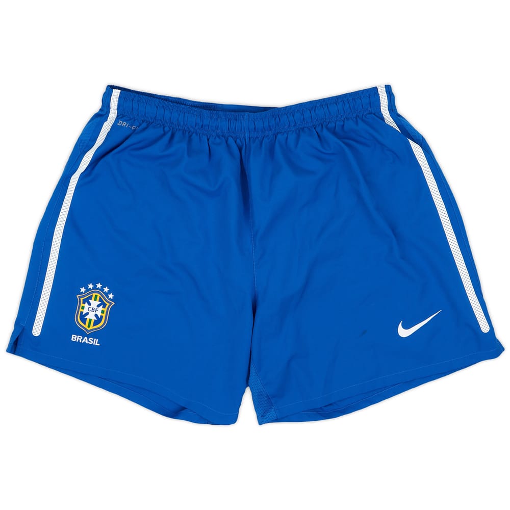 2010-12 Brazil Home Shorts - 9/10 - (XXL)
