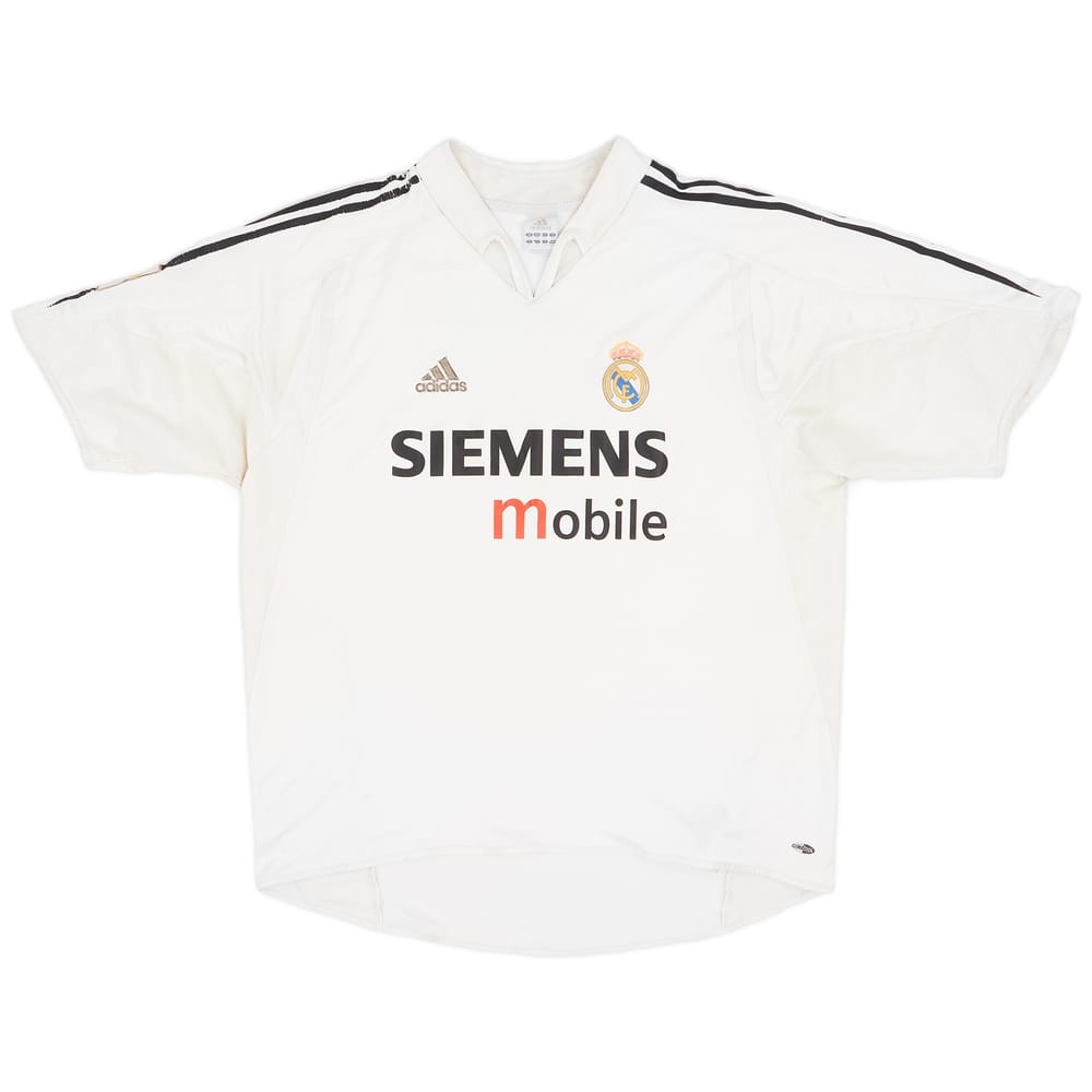 2004-05 Real Madrid Home Shirt - 4/10 - (XL)