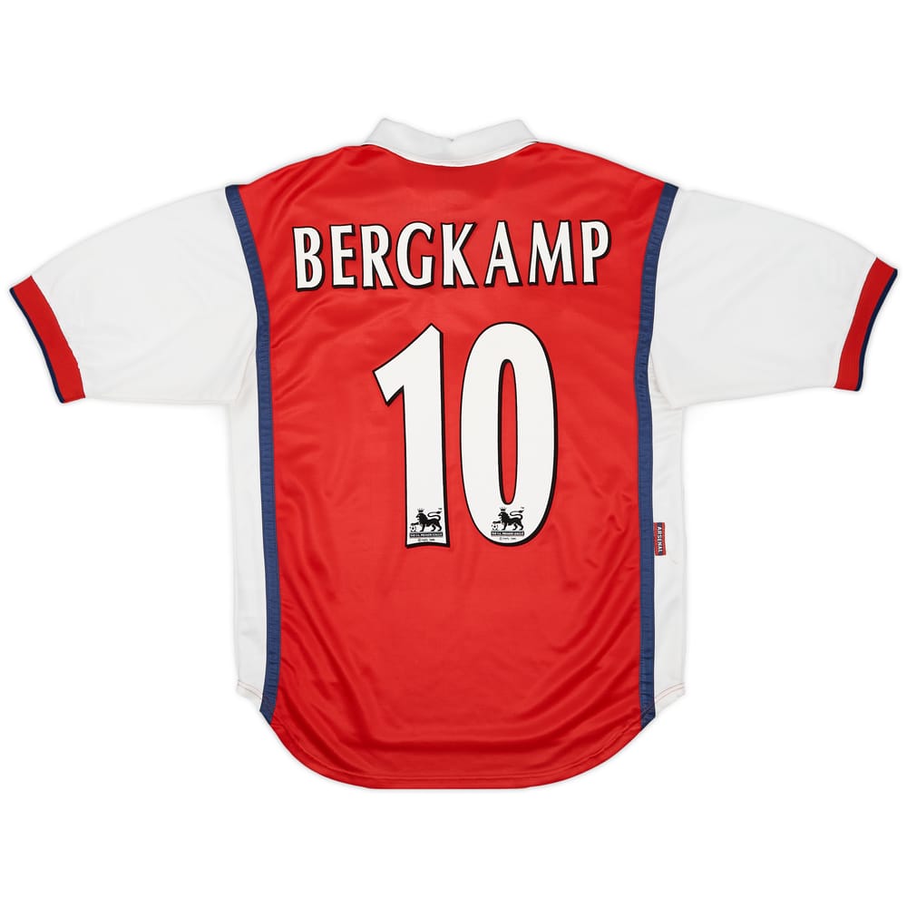 1998-99 Arsenal Home Shirt Bergkamp #10 - 6/10 - (S)