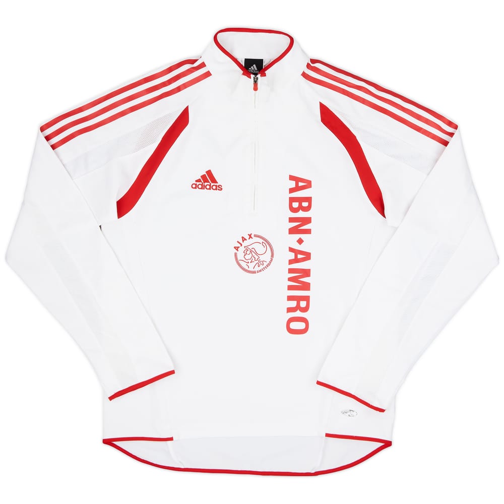 2005-06 Ajax adidas 1/4 Zip Training Top - 8/10 - (S)