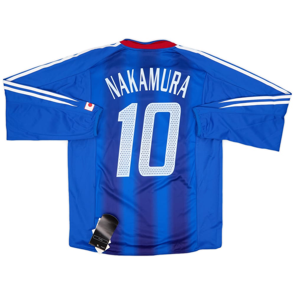 2004-06 Japan Home L/S Shirt Nakamura #10 (M)