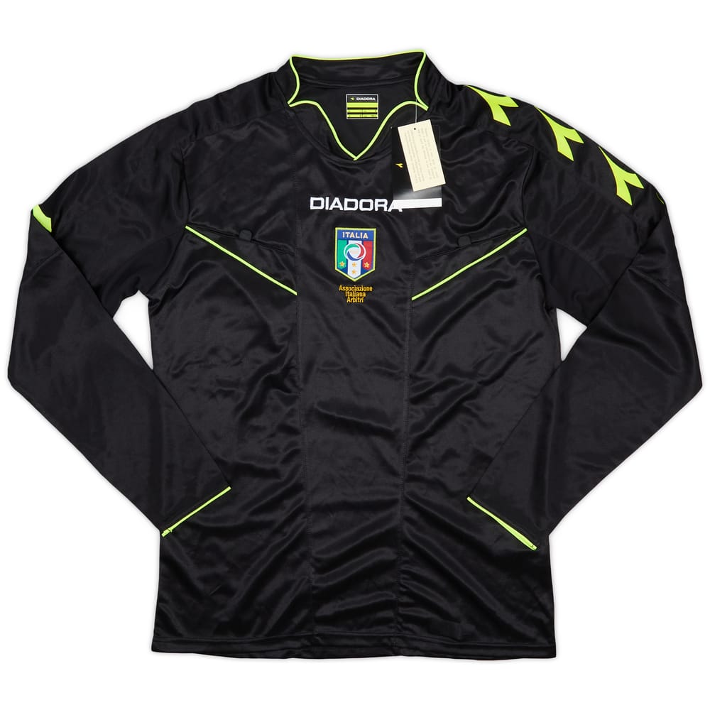 2013-15 Italy Diadora Referee L/S Shirt (M)