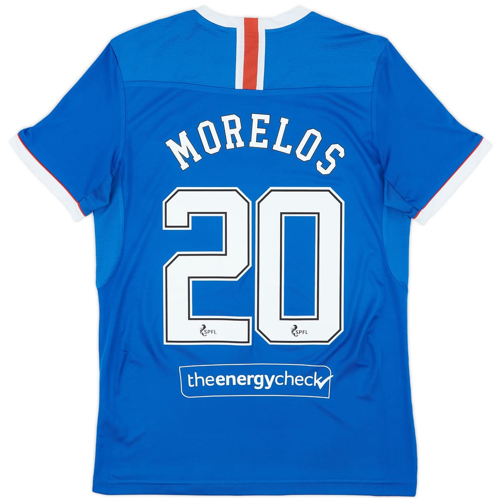 2020-21 Rangers Home Shirt Morelos #20 - 10/10 - (S)