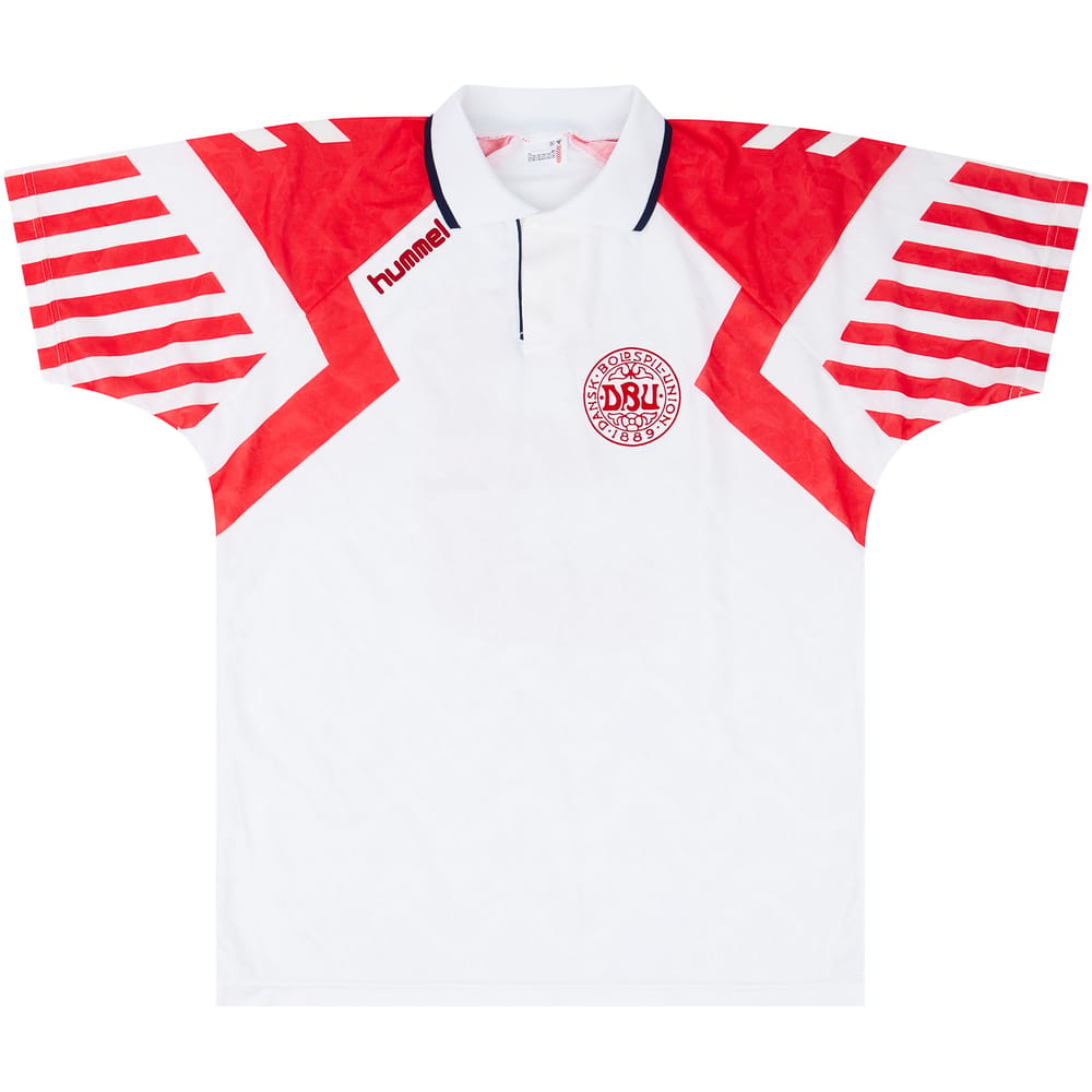 1992-94 Denmark Match Issue Home Shirt #3 (Rieper)