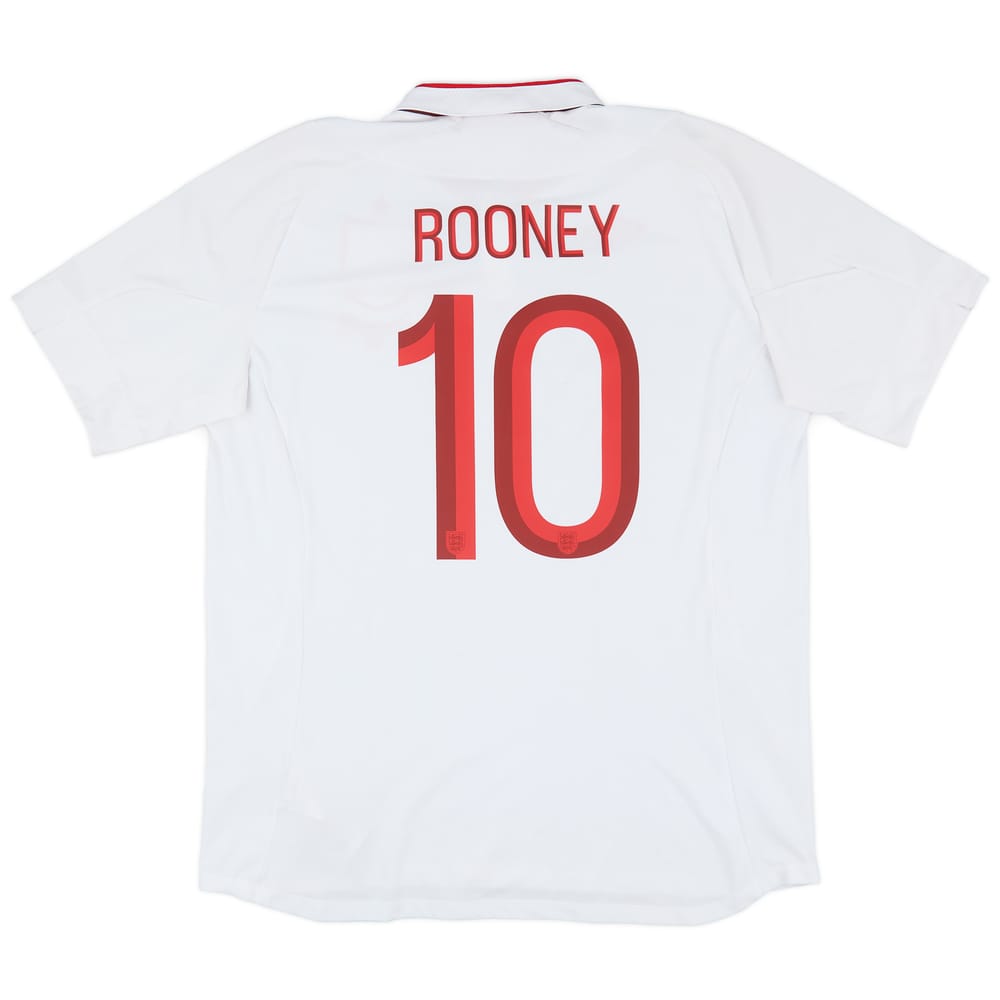 2012-13 England 'Poland/Ukraine' Home Shirt Rooney #10 - 7/10 - (XL)