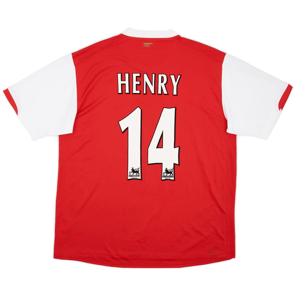 2006-08 Arsenal Home Shirt Henry #14 (XL)
