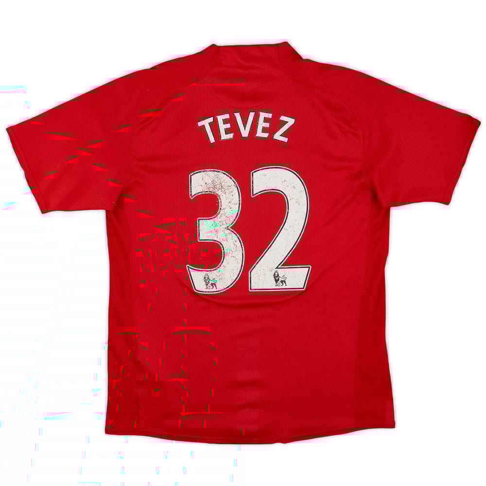 2007-09 Manchester United Home Shirt Tevez #32 - 5/10 - (M)