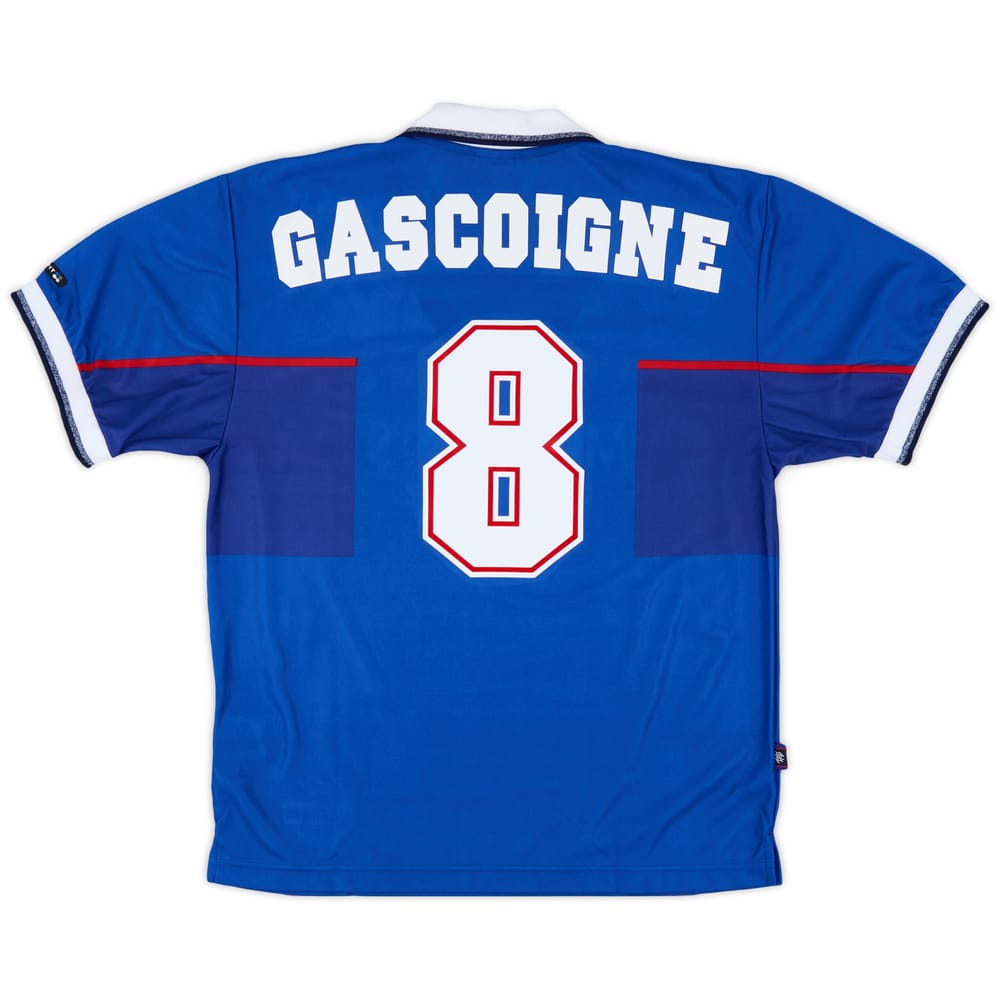 1997-99 Rangers Home Shirt Gascoigne #8 (M)