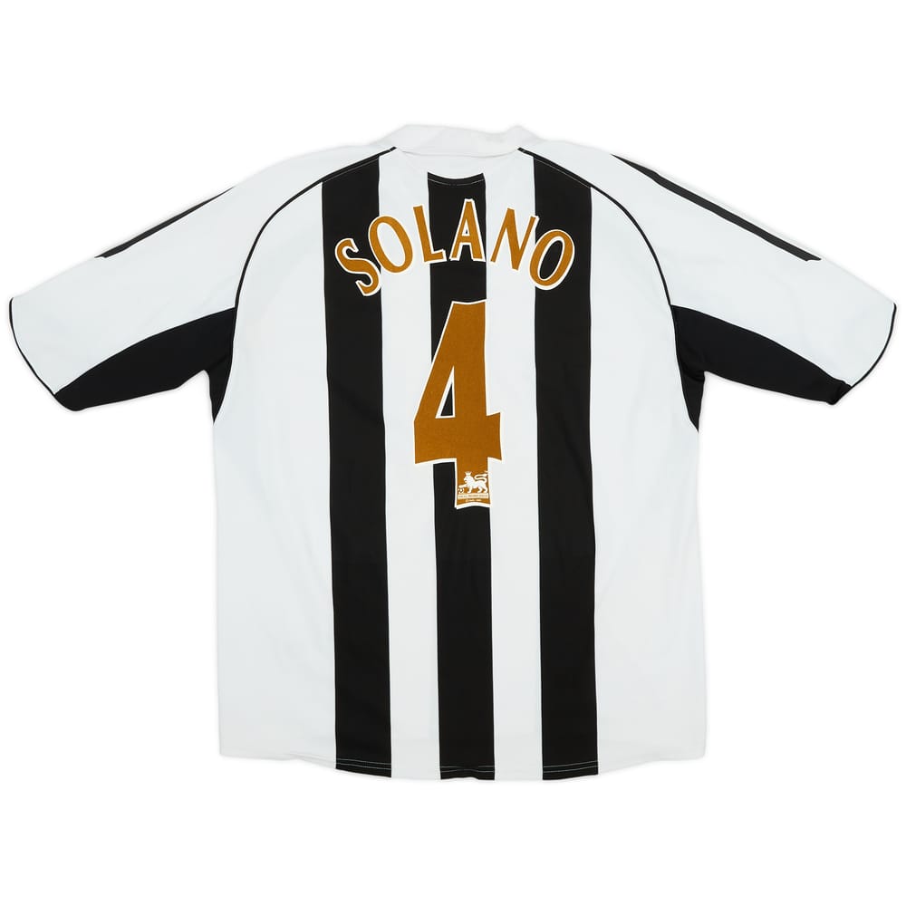2005-07 Newcastle Home Shirt Solano #4 - 6/10 - (XL)