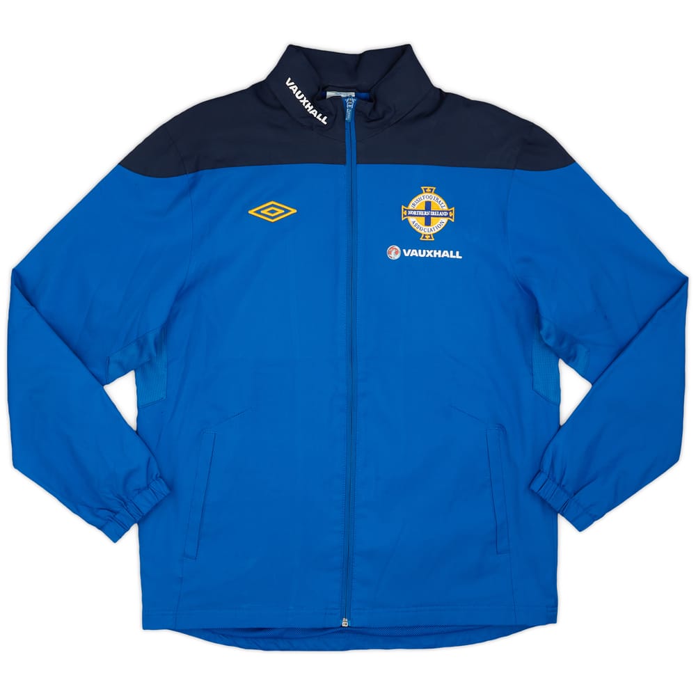 2011-12 Northern Ireland Umbro Hooded Track Jacket - 8/10 - (L)