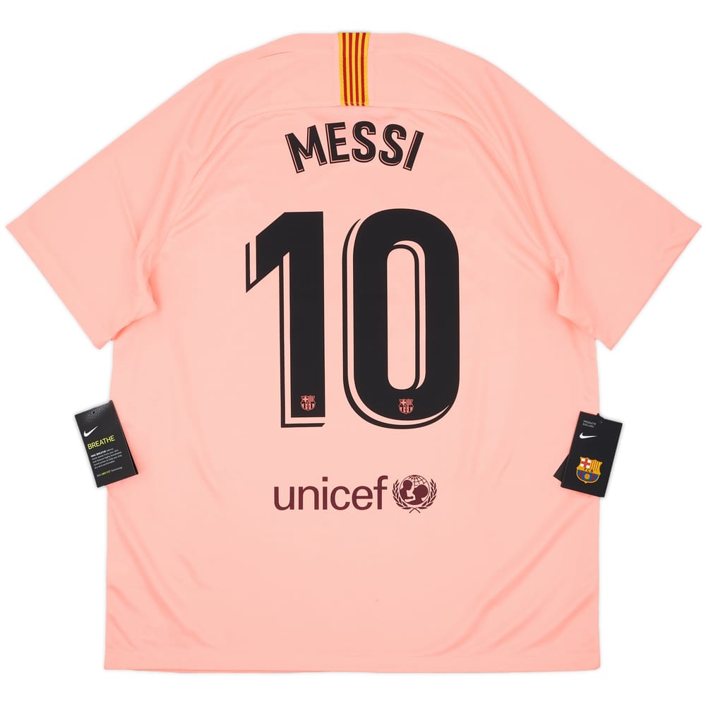 2018-19 Barcelona Third Shirt Messi #10 (XL)