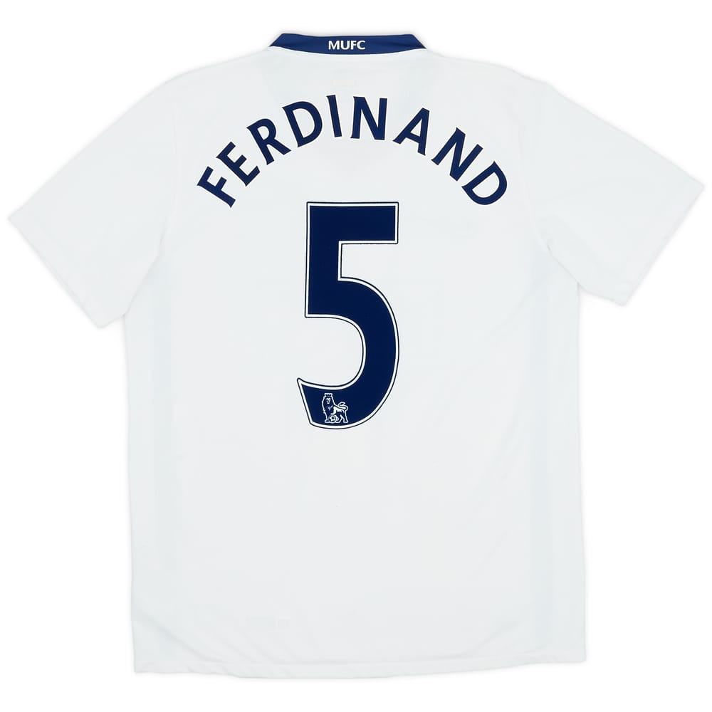 2008-10 Manchester United Away Shirt Ferdinand #5 - 9/10 - (M)