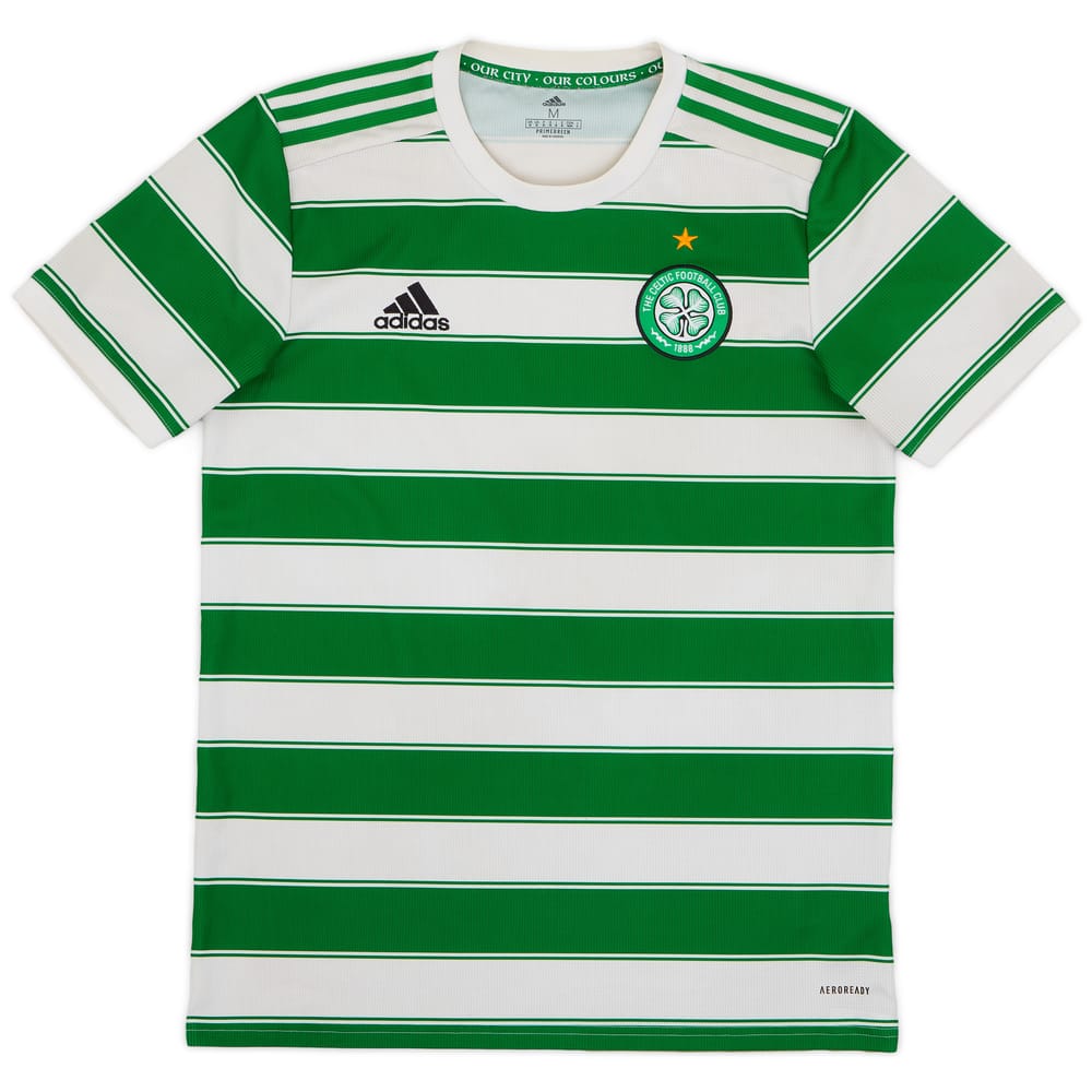 2021-22 Celtic Home Shirt - 7/10 - (M)