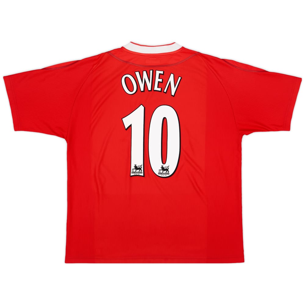 2002-04 Liverpool Home Shirt Owen #10 - 3/10 - (XL)