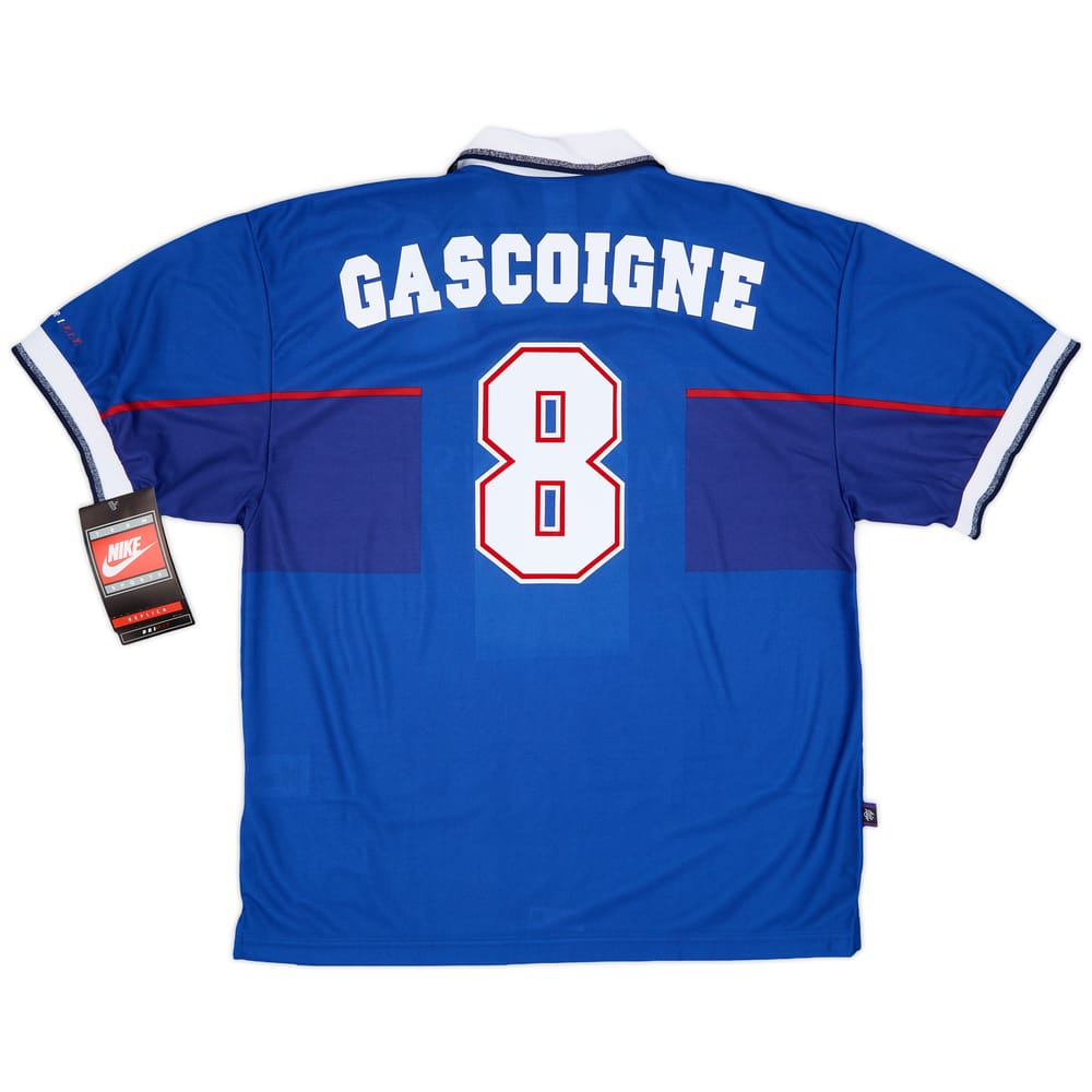 1997-99 Rangers Home Shirt Gascoigne #8 (XXL)