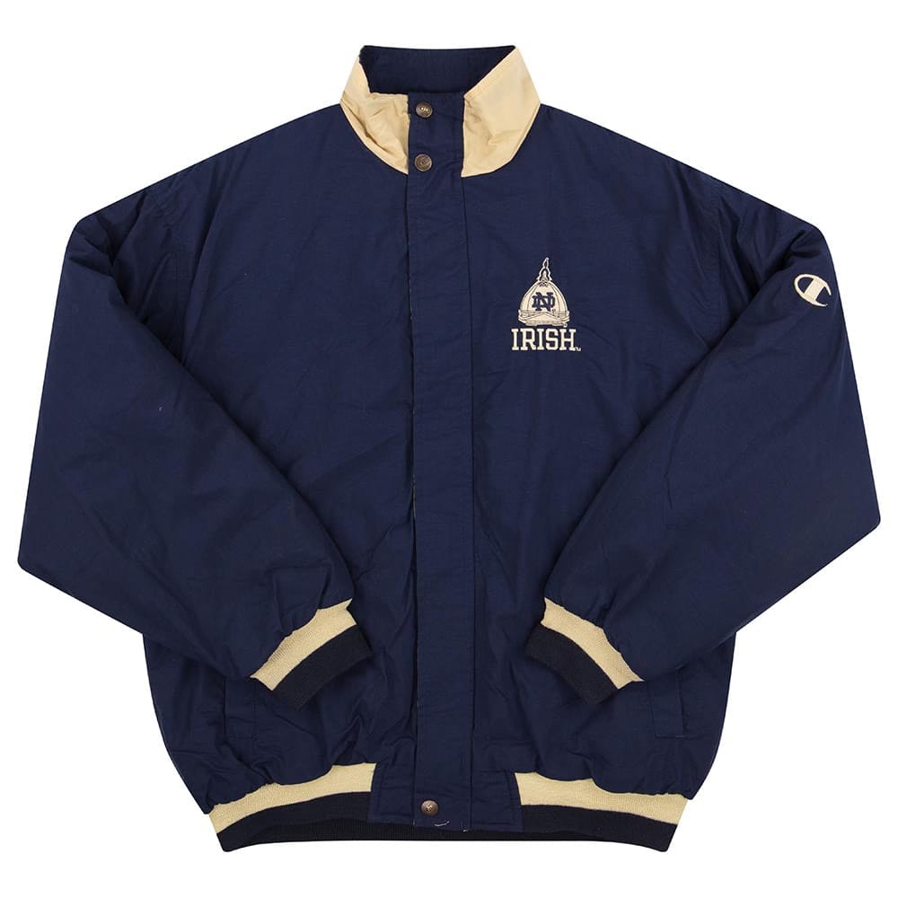 1990s Notre Dame Champion Rain Jacket XL