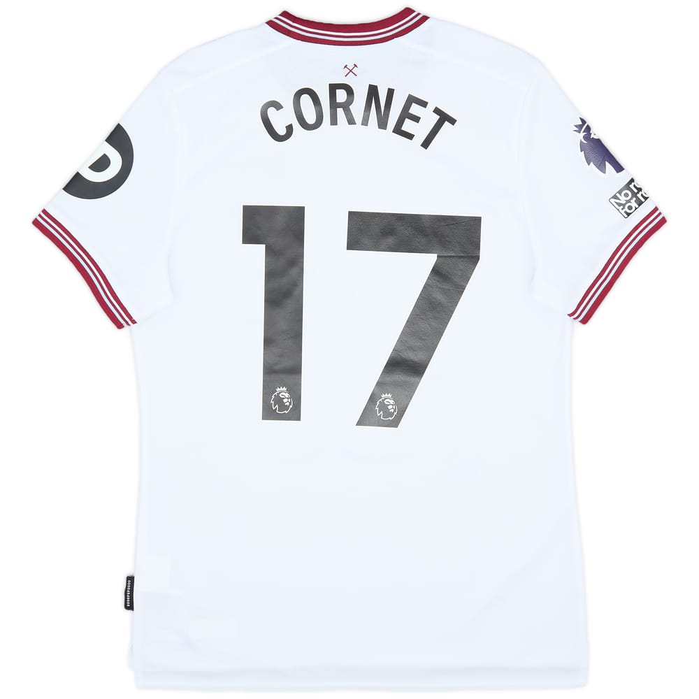 2023-24 West Ham Match Issue Away Shirt Cornet #17