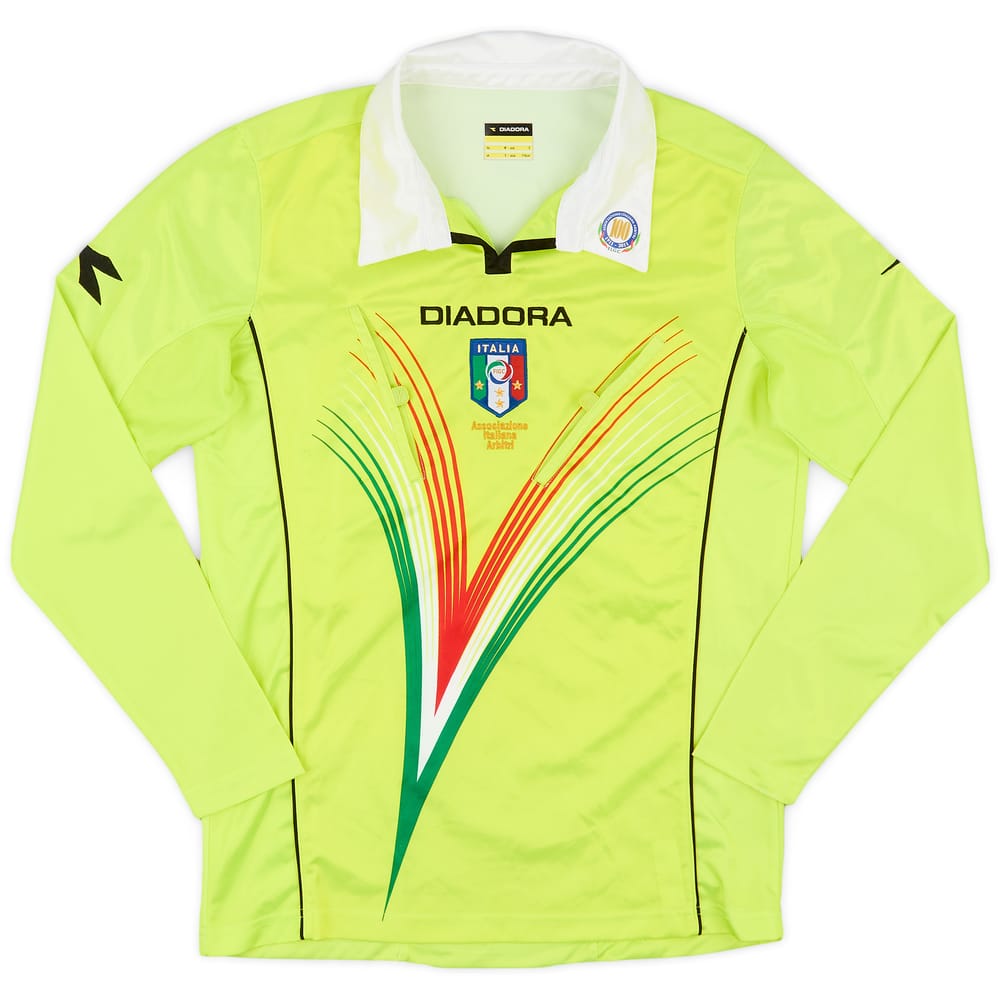 2011-12 Italy Diadora Centenary Referee L/S Shirt - 8/10 - (S)
