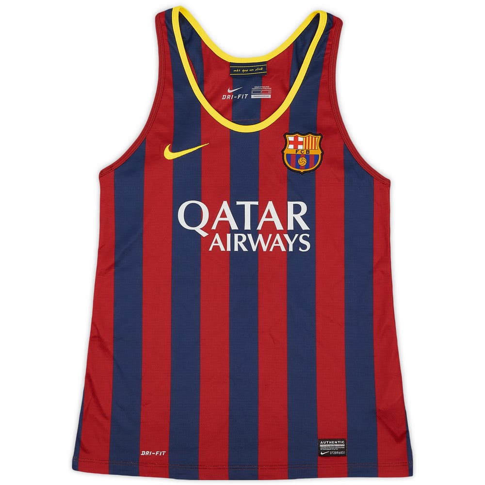 2013-14 Barcelona Nike Basketball Vest - 9/10 - (S)