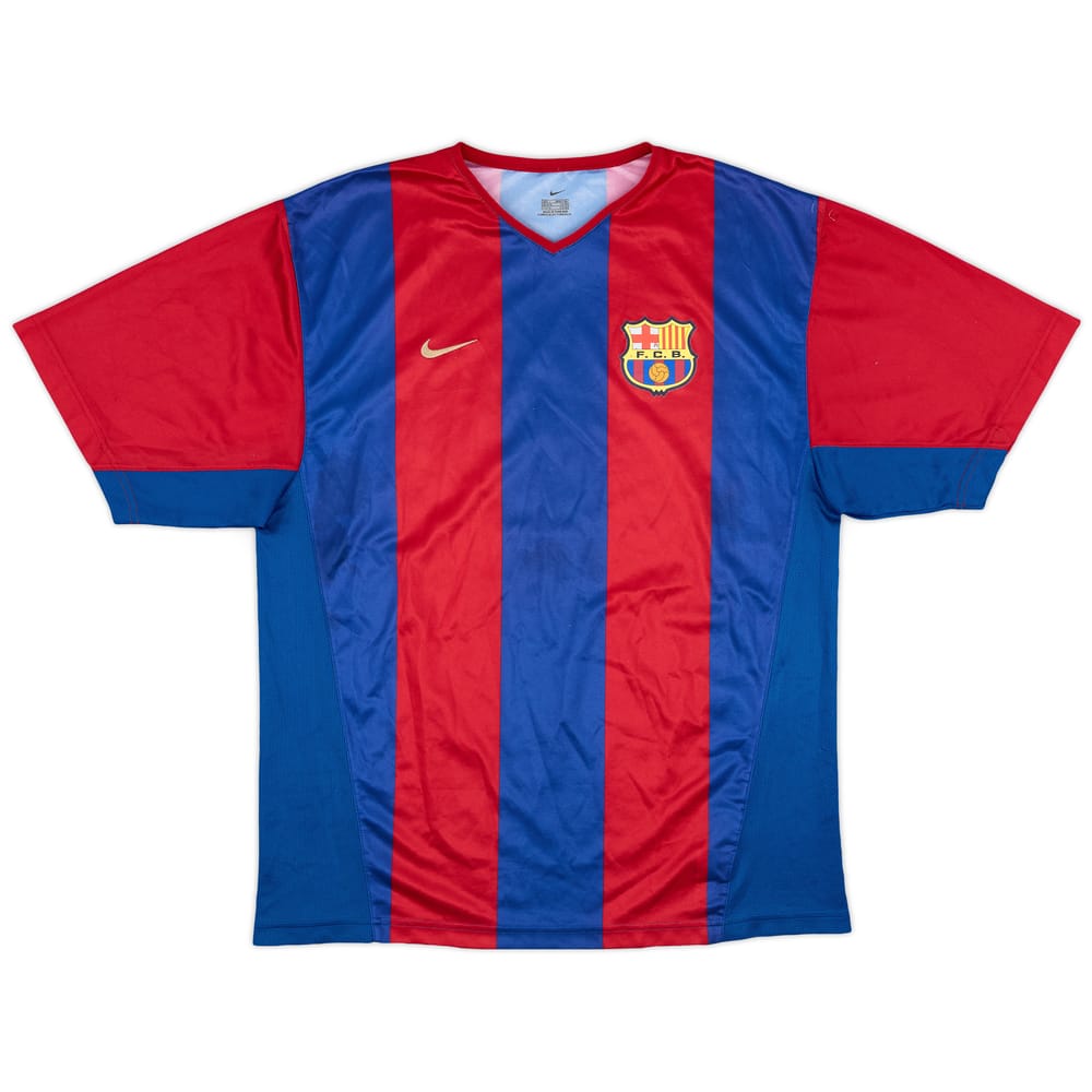 2003-04 Barcelona Basic Home Shirt - 6/10 - (L)