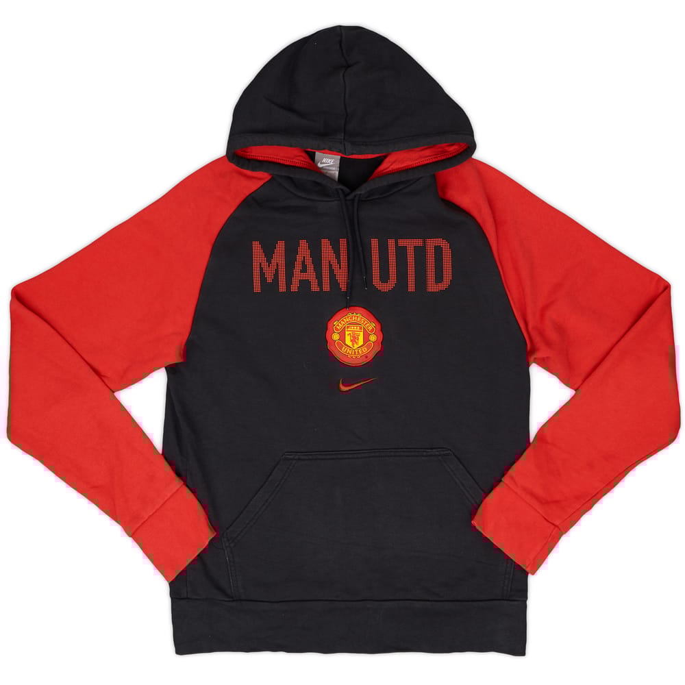 2009-10 Manchester United Nike Hooded Top - 8/10 - (M)