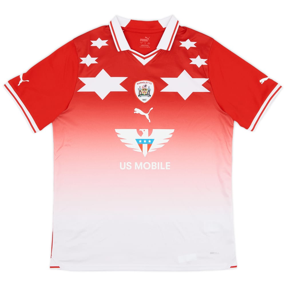 2023-24 Barnsley Home Shirt - 9/10 - (L)