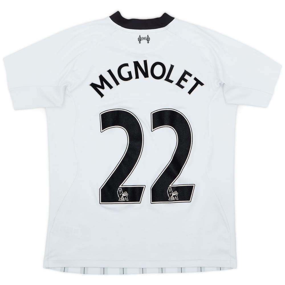 2013-14 Liverpool GK S/S Shirt Mignolet #22 - 6/10 - (S)