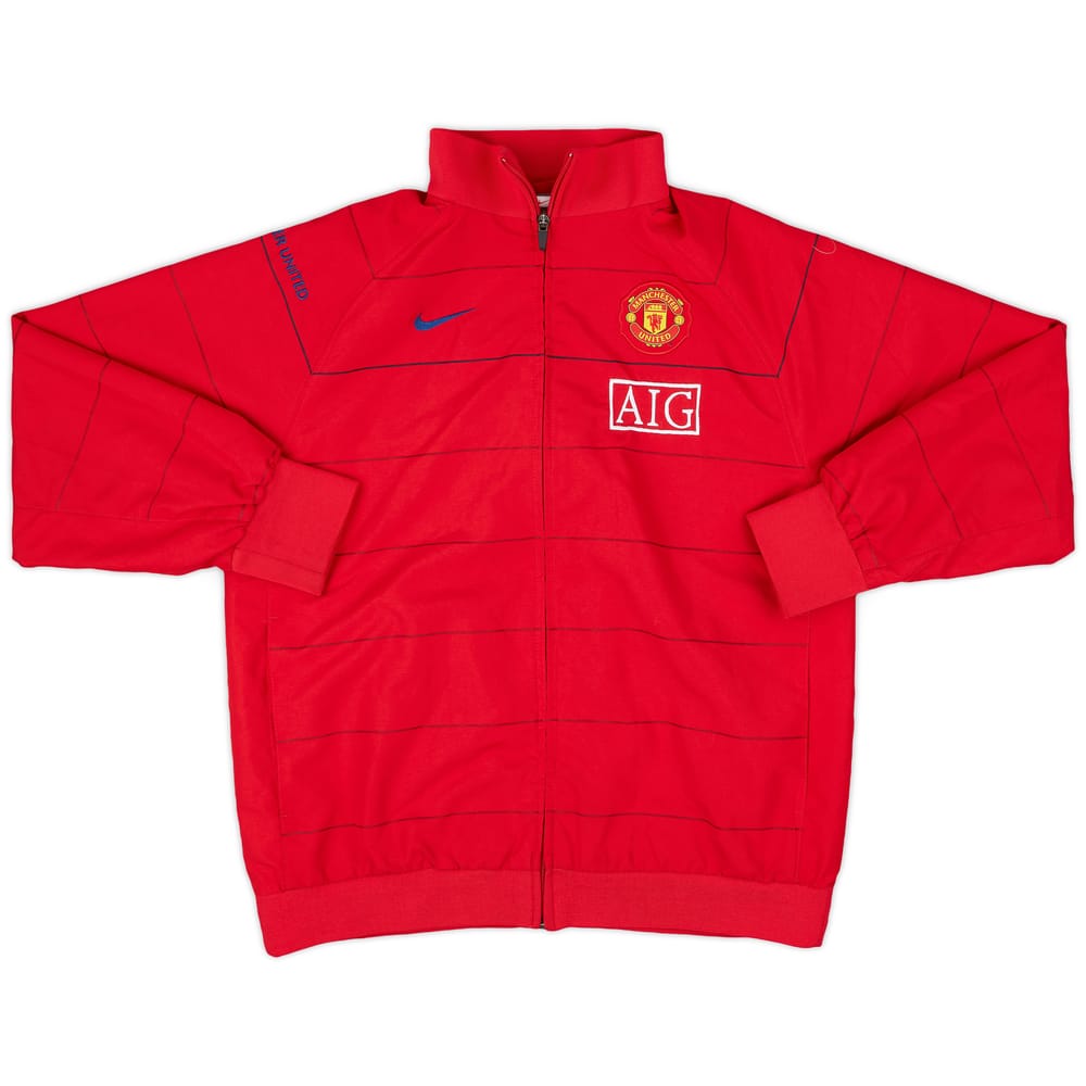 2008-09 Manchester United Nike Track Jacket - 8/10 - (XL.Boys)