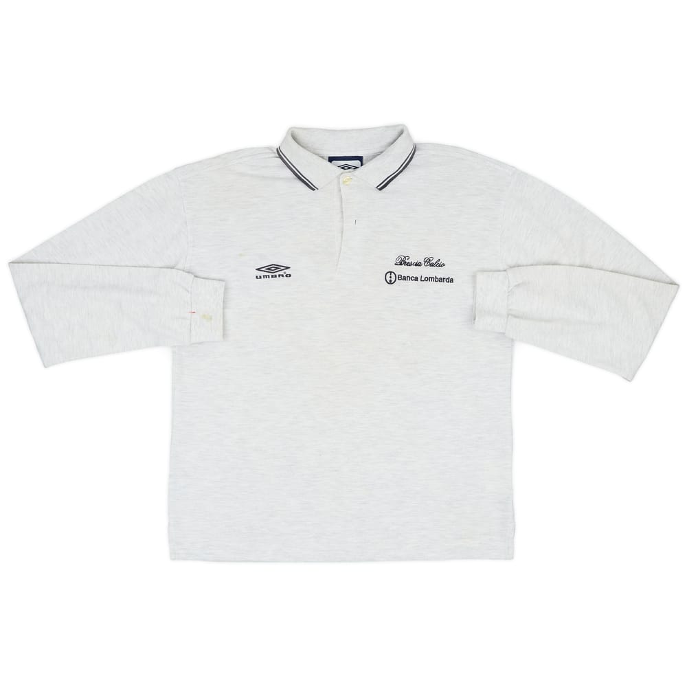 2002-03 Brescia Umbro Polo L/S Shirt - 6/10 - (M)