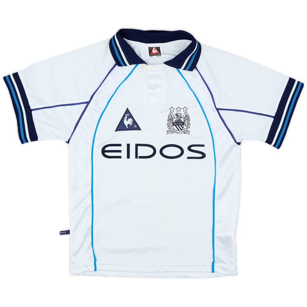 1999-00 Manchester City Away Shirt - 7/10 - (7-8 Years)