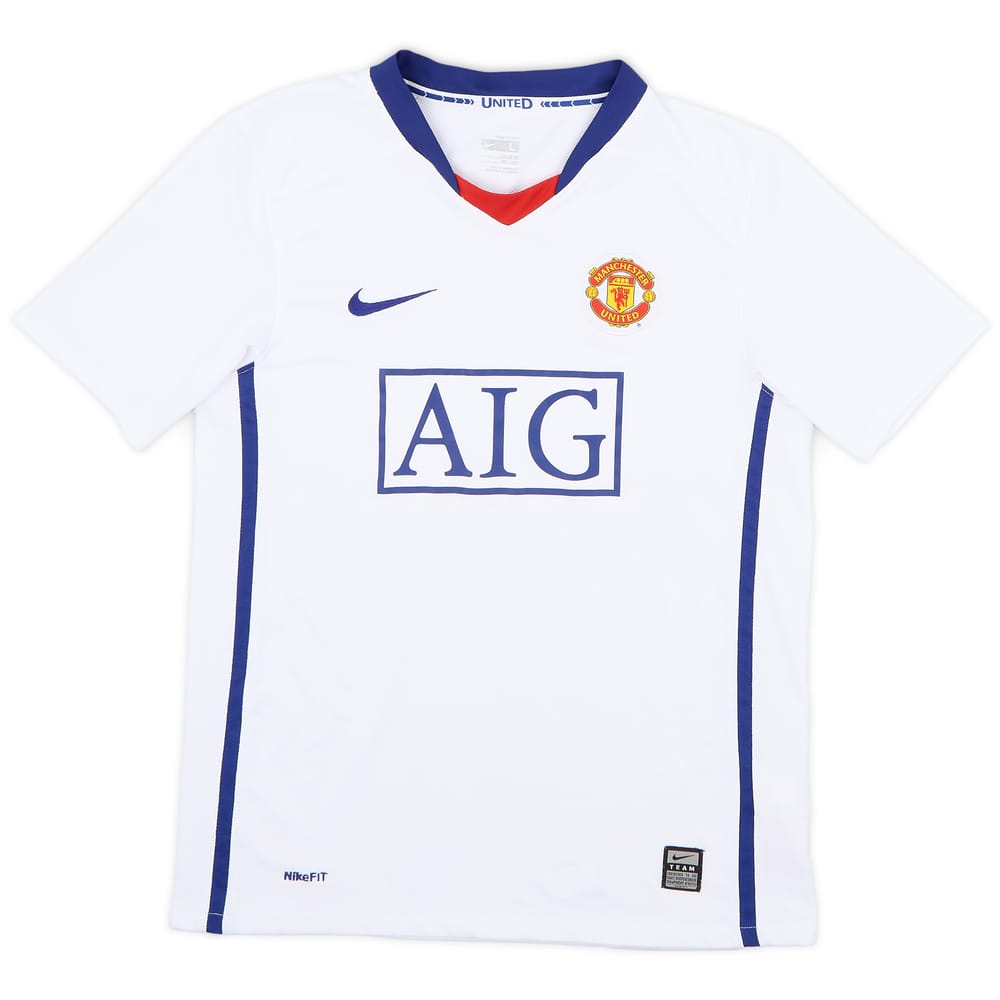 2008-10 Manchester United Away Shirt - 6/10 - (L.Boys)