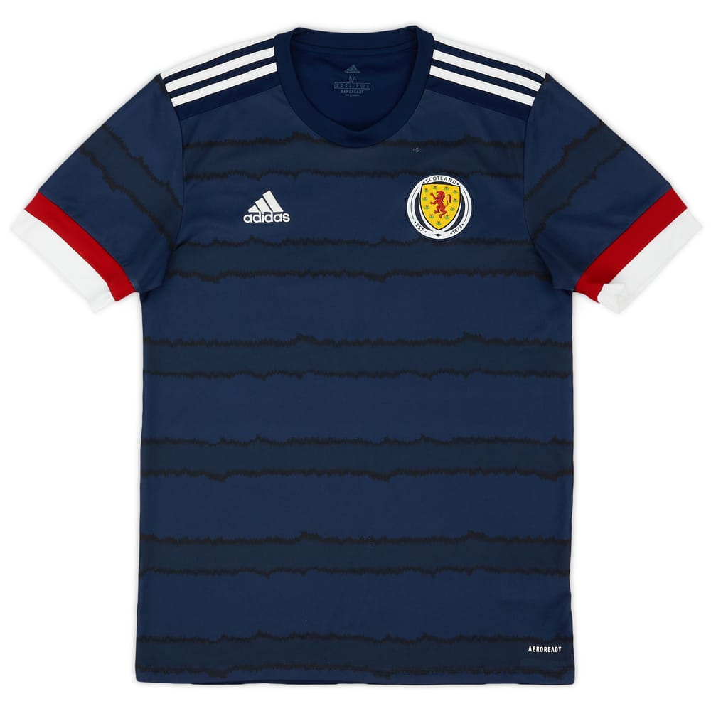 2020-22 Scotland Home Shirt - 8/10 - (M)