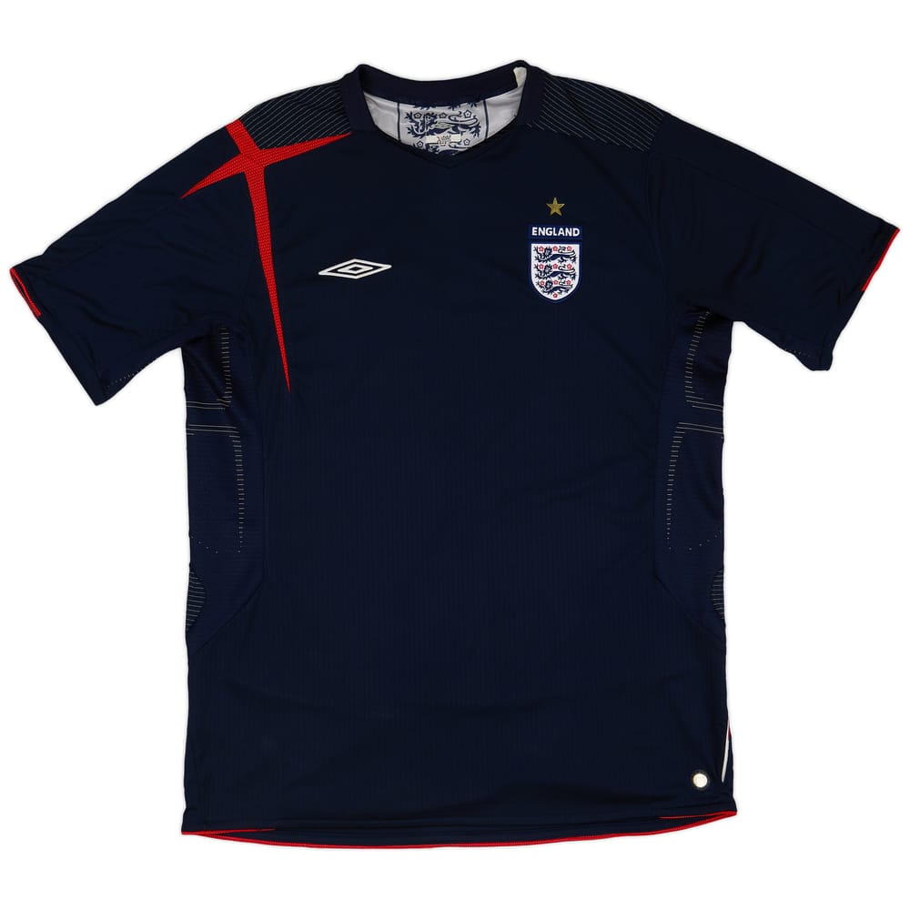2006-08 England GK S/S Shirt - 9/10 - (XL)