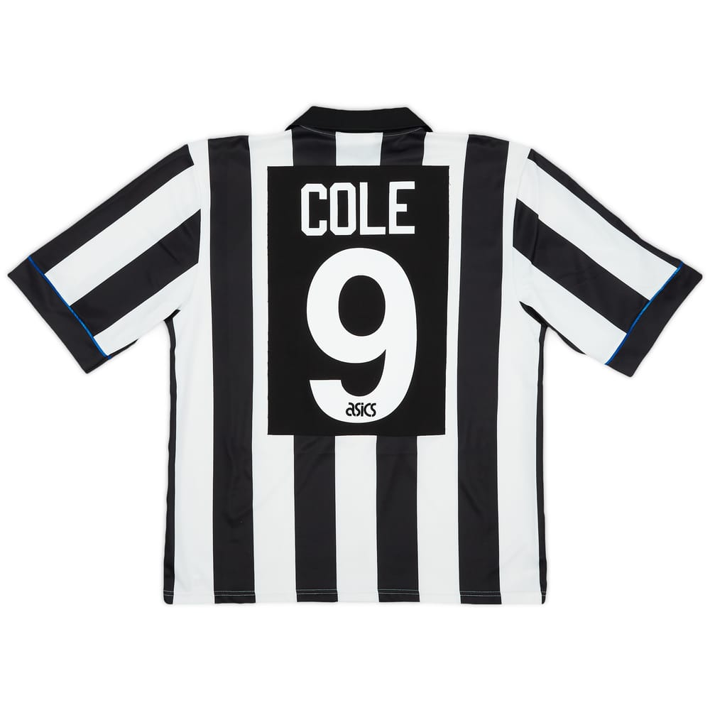 1993-95 Newcastle Home Shirt Cole #9 - 8/10 - (L)